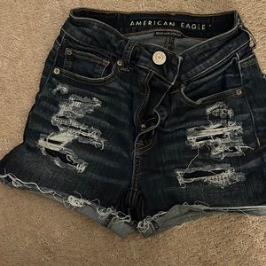 American Eagle Hi-Rise Jean Shorts